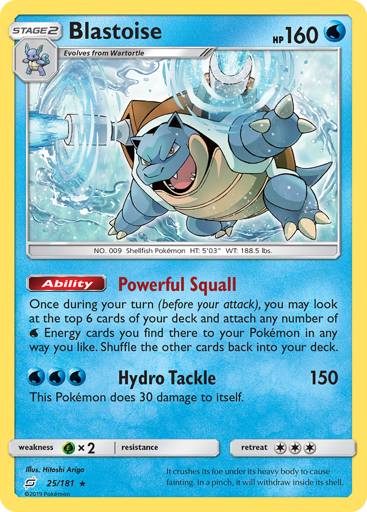 Tortank (25/181) [Soleil et Lune : Duo de Choc]