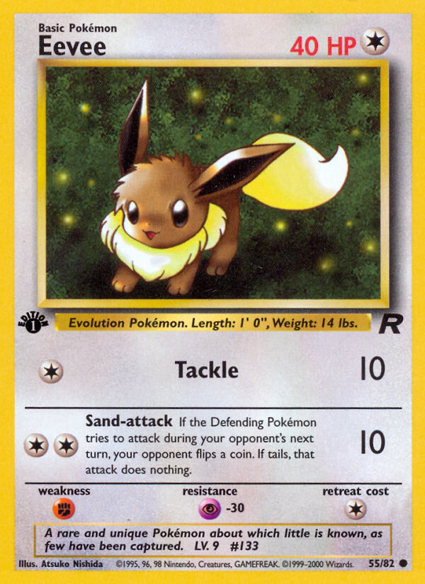 Évoli (55/82) [Team Rocket 1ère Édition]
