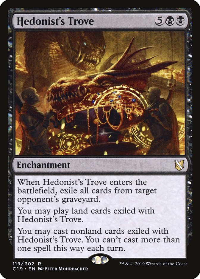 Trésor de l'hédoniste [Commander 2019]