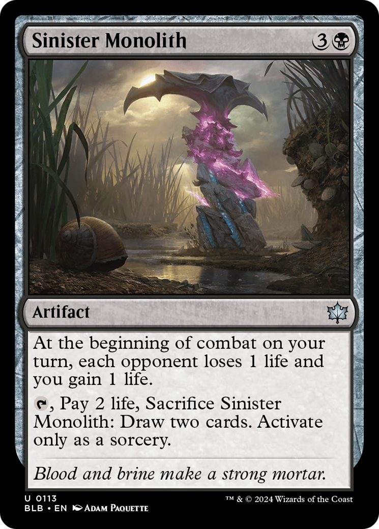 Monolithe sinistre [Bloomburrow]