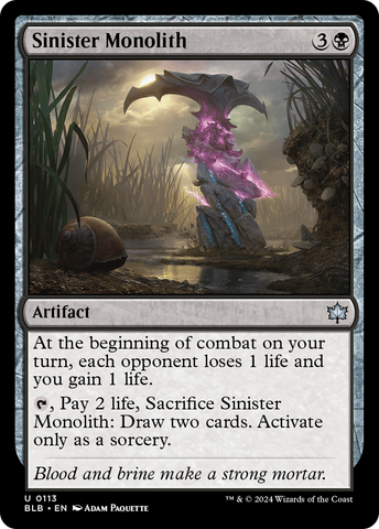 Monolito siniestro [Bloomburrow]