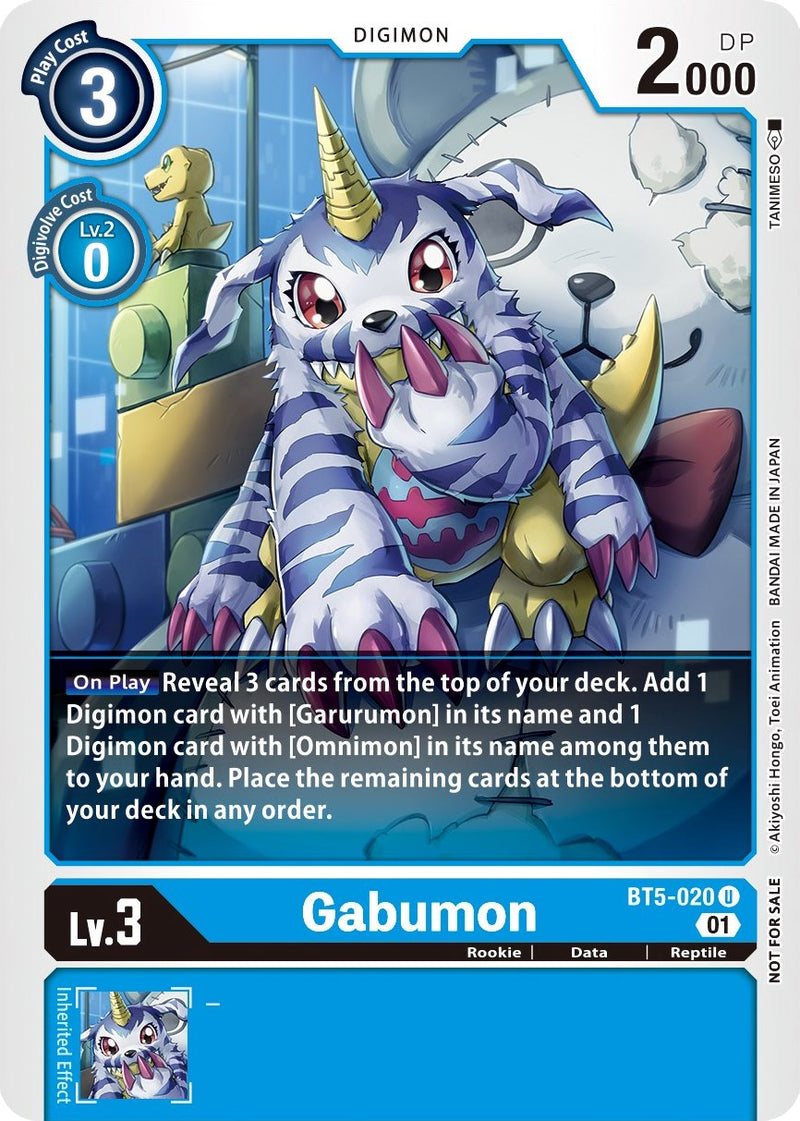 Gabumon [BT5-020] (Paquete de Ganador Nuevo Despertar) [Batalla de Omni]
