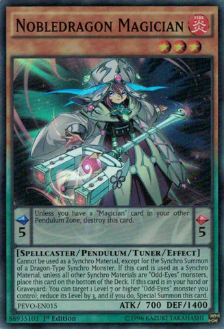 Magicien Dragonnoble [PEVO-FR015] Super Rare