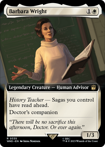 Barbara Wright (Arte extendido) [Doctor Who]