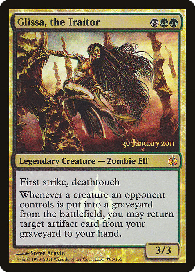 Glissa, la traîtresse [Cartes promotionnelles de l'avant-première d'Assaut sur Mirrodin]