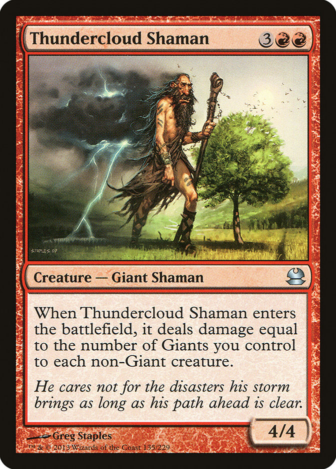 Shamane des nuages d'orage [Masters Modern]