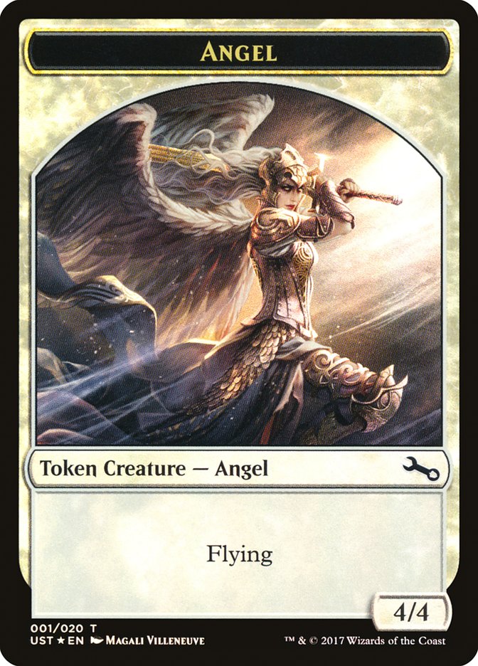 Ángel // Ficha de Ángel de doble cara [Unstable Tokens]