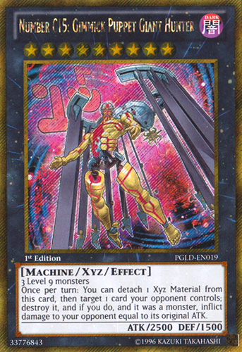 Numéro C15 : Marionnette de l'Ombre Tueur Géant [PGLD-FR019] Gold Secret Rare