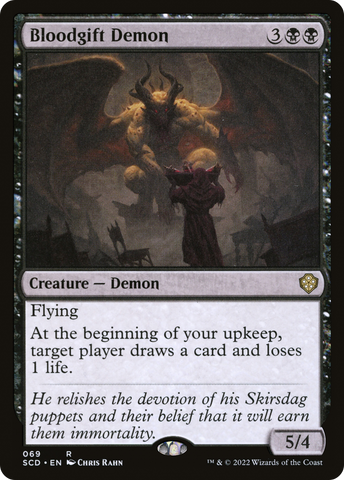 Demonio dádivasangre [Mazo de Commander para principiantes]