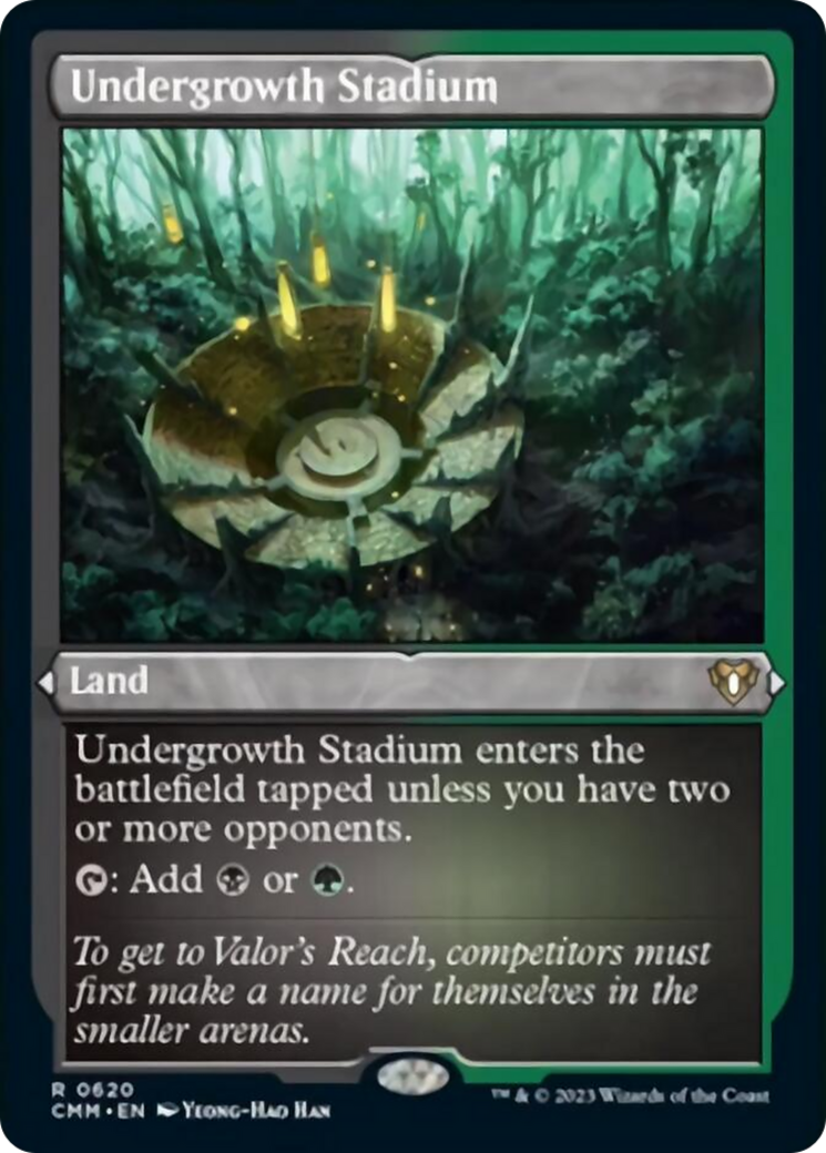 Stade sous-bois (gravé à l'acide) [Commander Masters]