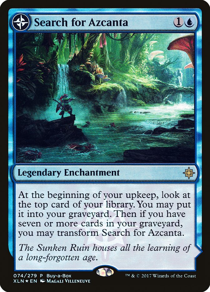 Rechercher Azcanta // Azcanta, the Sunken Ruin (Buy-A-Box) [Ixalan Treasure Chest]