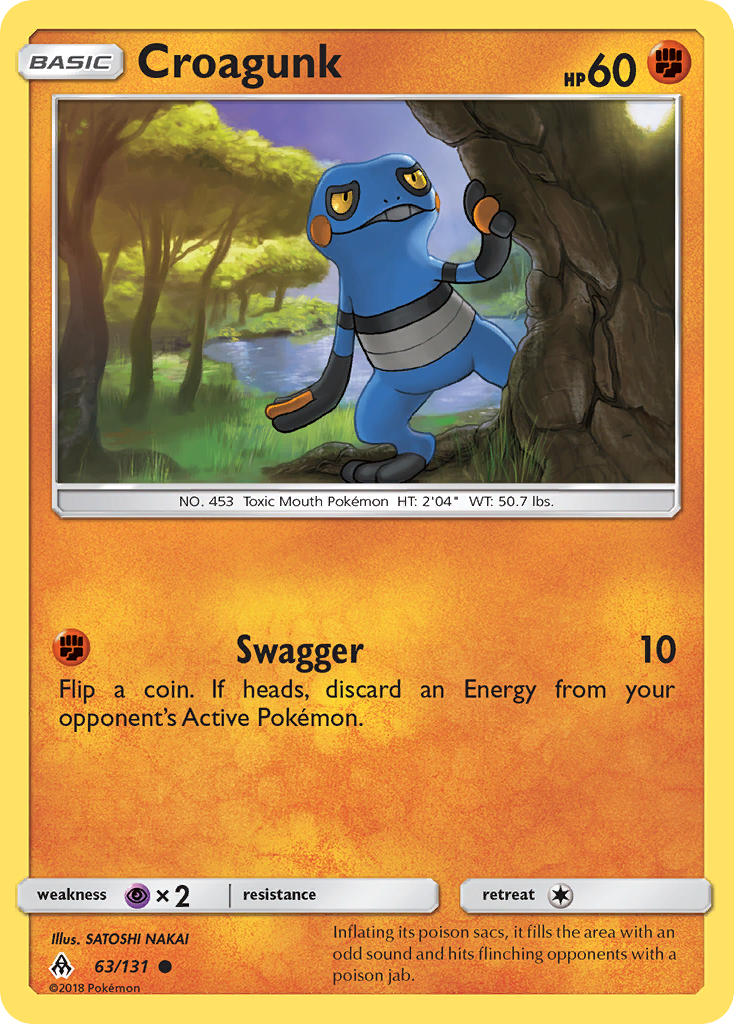 Croagunk (63/131) [Soleil et Lune : Lumière Interdite]