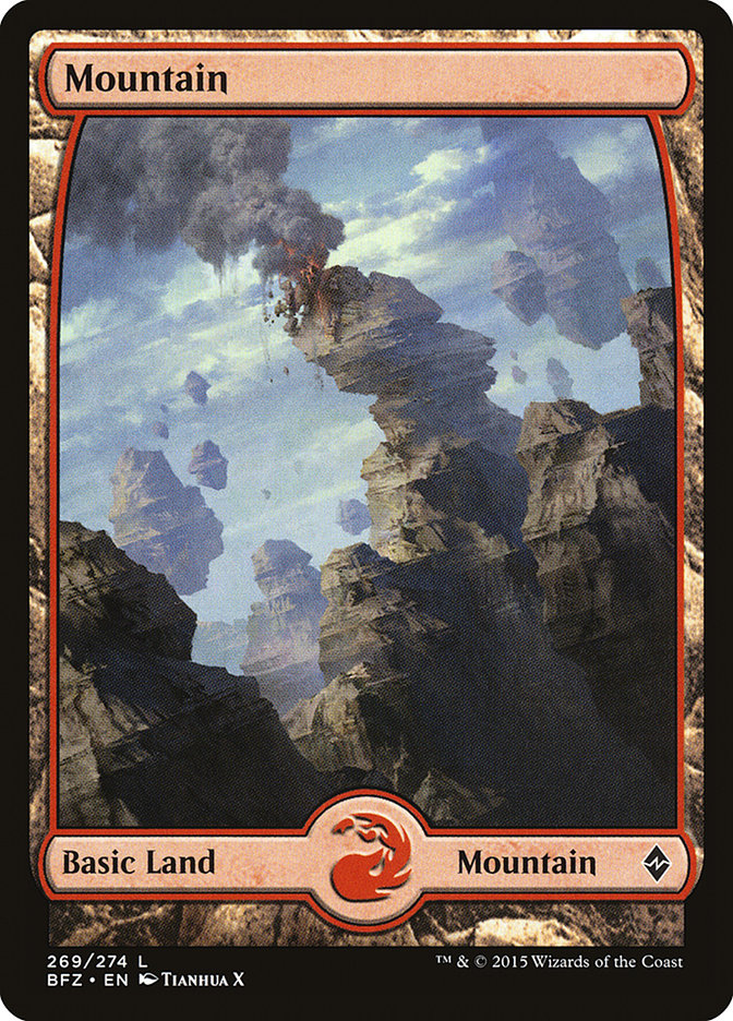 Montagne (269) (Illustration complète) [Bataille de Zendikar]