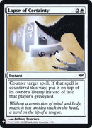 Oubli de la certitude [Mystery Booster]
