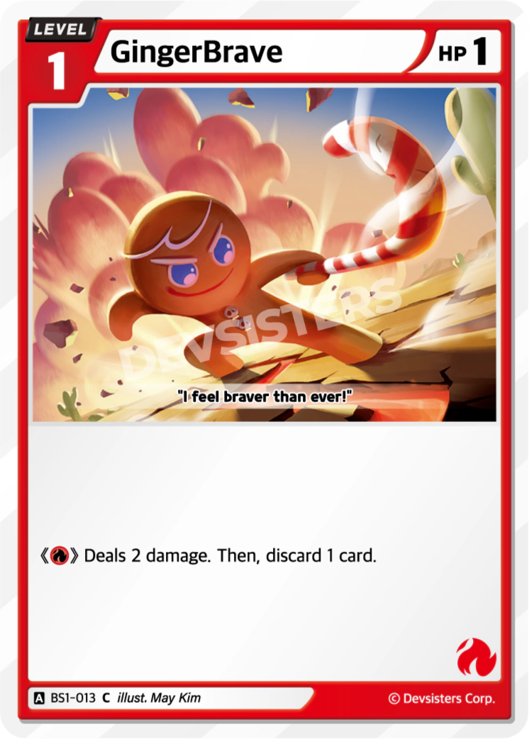 Image for GingerBrave (BS1-013) (BS1) - CookieRun: Braverse TCG