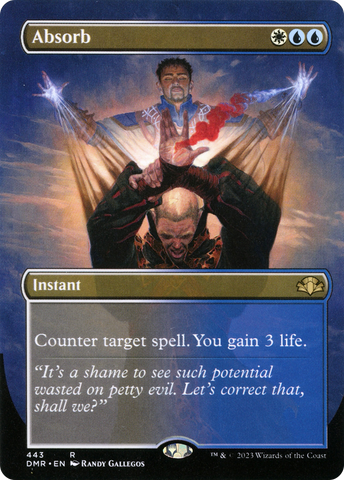 Absorption (Illustration alternative sans bordure) [Dominaria Remastered]
