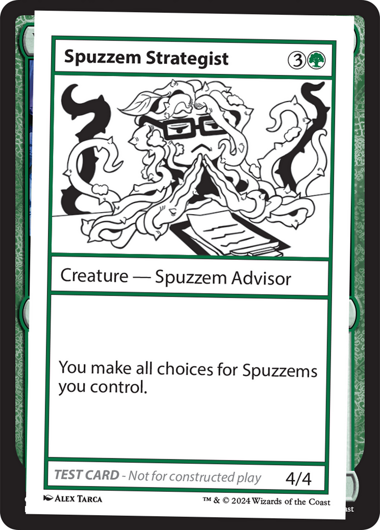 Stratège de Spuzzem [Cartes de test de Mystère Booster 2]