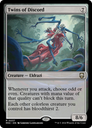 Jumeaux de la discorde (Feuille texturée) [Commander Horizons du Modern 3]