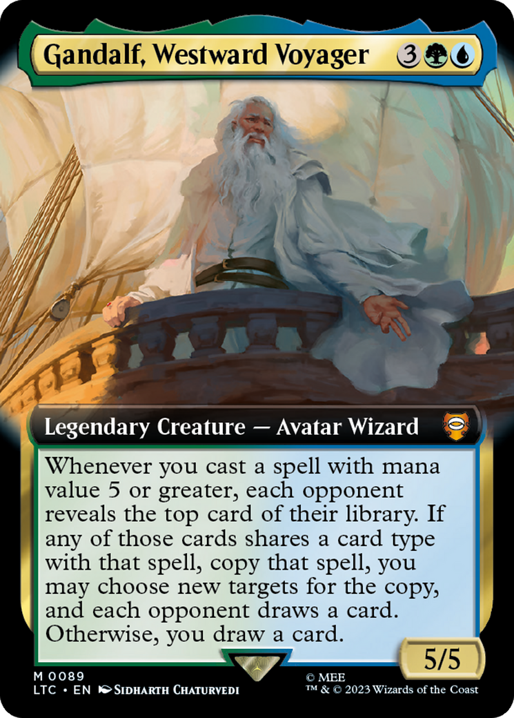 Gandalf, viajero del oeste (arte extendido) [El Señor de los Anillos: relatos de la Tierra Media Commander]