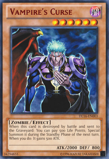 La Malédiction du Vampire (Rouge) [DL16-FR003] Rare