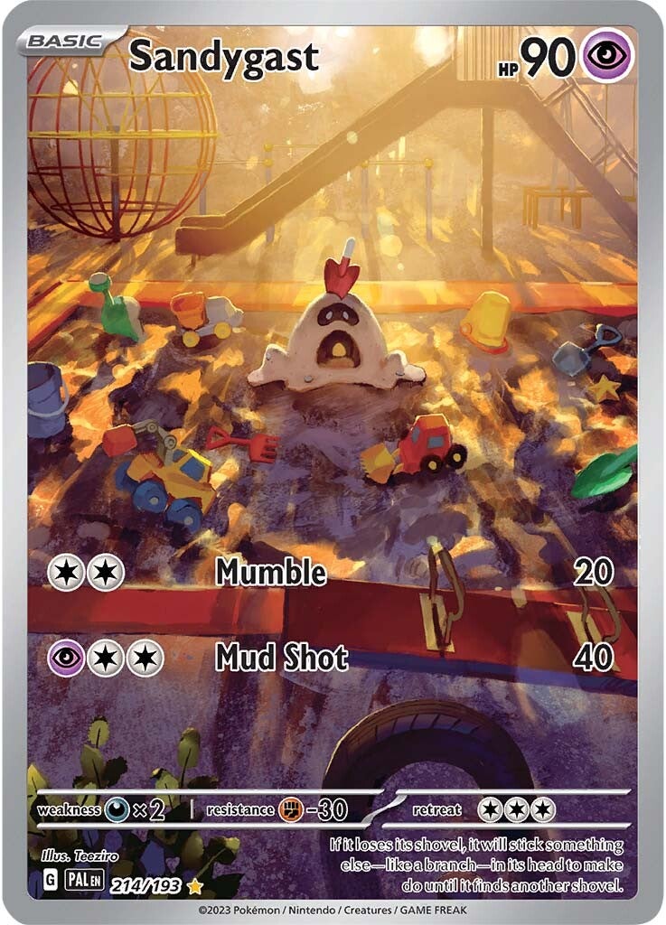 Sandygast (214/193) [Escarlata y Púrpura: Evolución en Paldea]