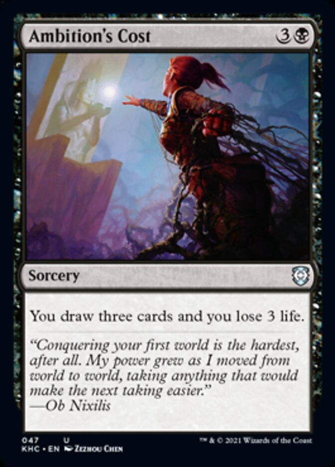 Le prix de l'ambition [Kaldheim Commander]