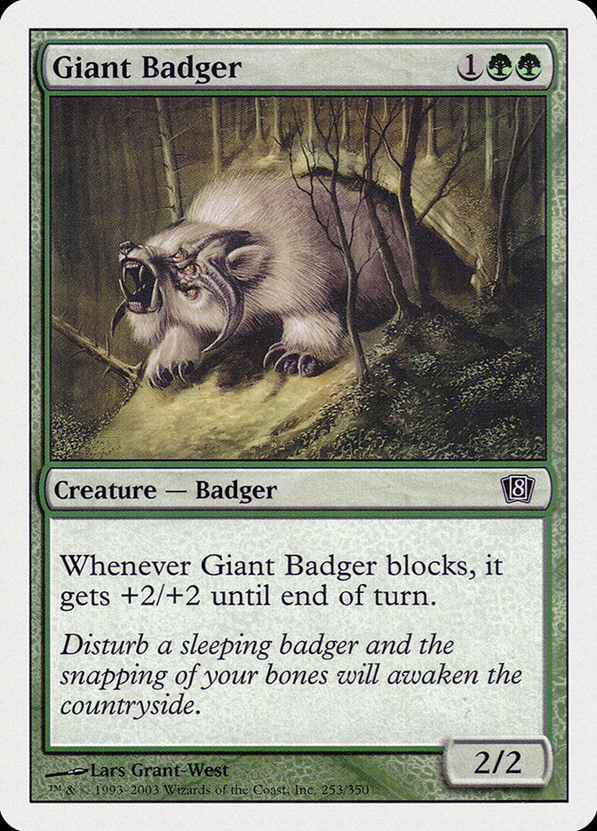 Blaireau géant [Huitième édition]