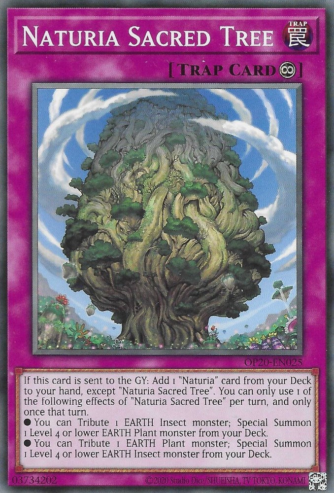 Naturia Sacred Tree [OP20-EN025] Común