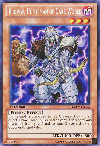 Broww, Cazador del Mundo Oscuro [LCJW-SP043] Secret Rare
