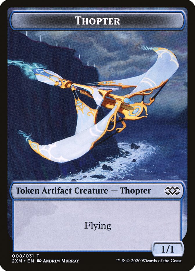 Écureuil // Thopter (008) Jeton recto-verso [Double Masters Tokens]
