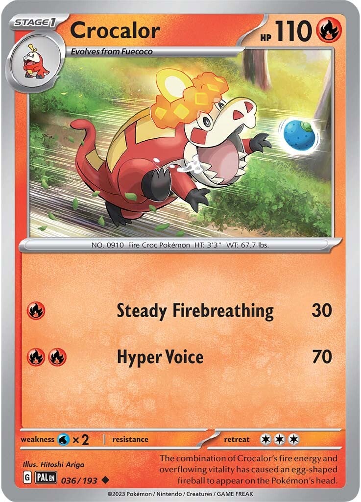 Crocalor (036/193) [Escarlata y Púrpura: Evolución en Paldea]