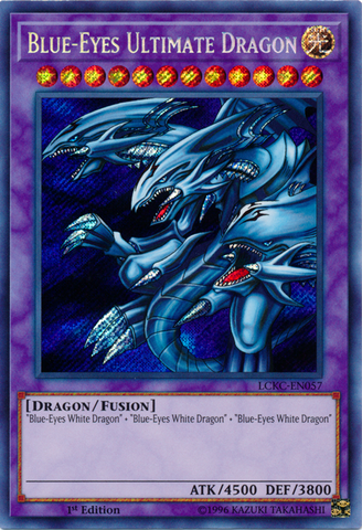Dragon Ultime aux Yeux Bleus [LCKC-FR057] Secret Rare