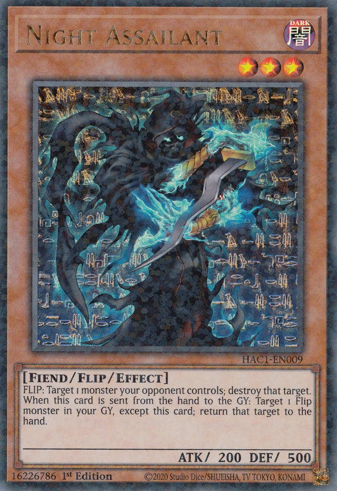 Traître de l'ombre (Terminal de Duel) [HAC1-FR009] Parallel Rare