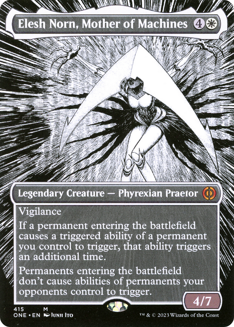 Elesh Norn, Mère des Machines (Manga sans bordure) [Phyrexia : Tout sera Un]