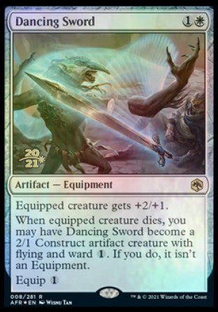 Épée dansante [Dungeons & Dragons: Adventures in the Forgotten Realms Prerelease Promos]