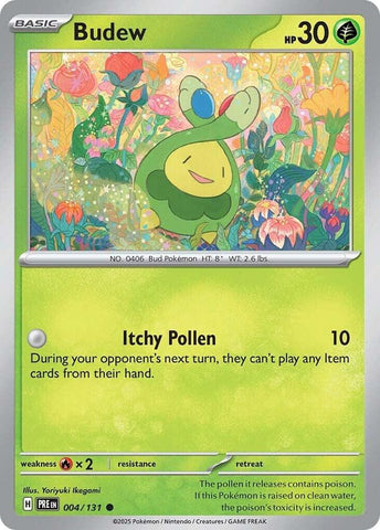 Budew (004/131) [Escarlata y Púrpura-Evoluciones Prismáticas]