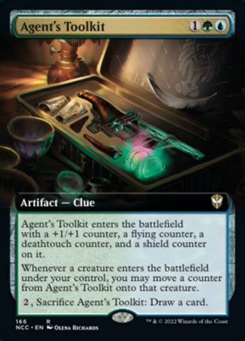 Caja de herramientas del agente (arte extendido) [Commander: Calles de Nueva Capenna]