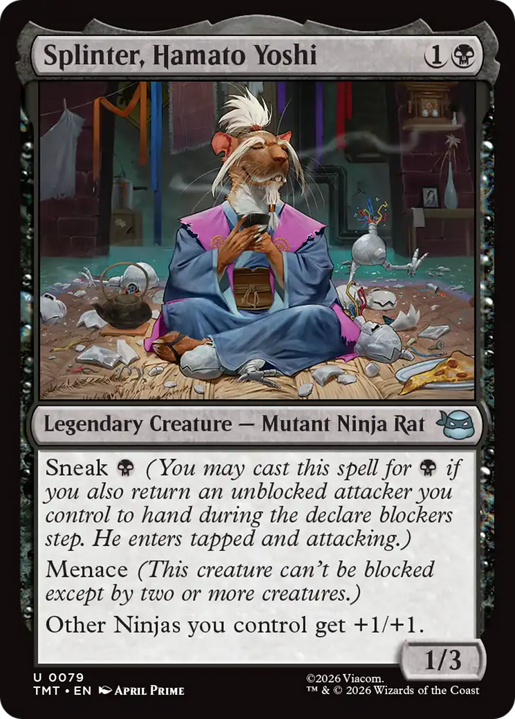 Splinter, Hamato Yoshi [Tortugas Ninja]