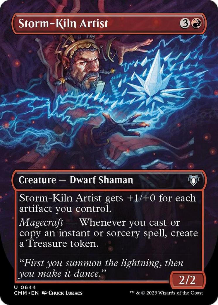 Artiste tempête fourneau (illustration alternative sans bordure) [Commander Masters]