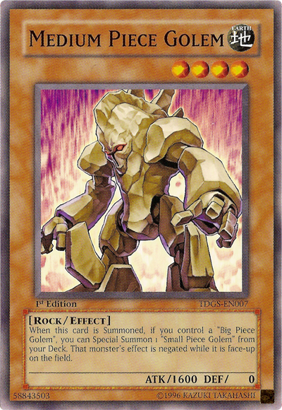 Golem Pièce moyenne [TDGS-FR007] Commune