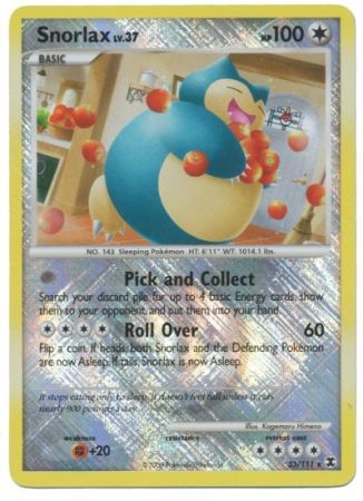 Snorlax (33/111) (Promo de Liga) [Platino: Rivales Ascendentes]