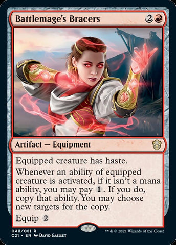 Brazales de batalla de mago [Commander 2021]