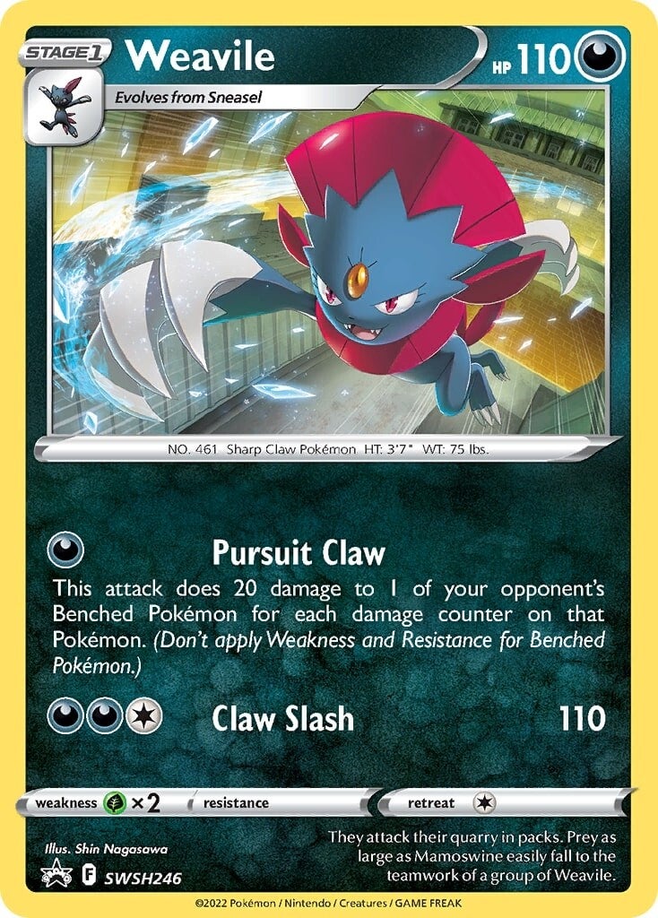 Weavile (SWSH246) [Espada y Escudo: Promos de Estrellas Negras]