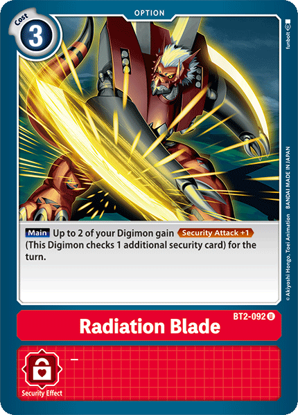 Radiation Blade [BT2-092] [Sobrecarga Especial Ver.1.0]