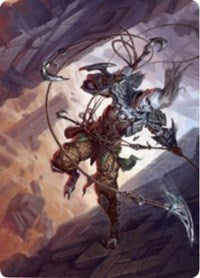 Akiri, intrépida navegante, carta de arte [Serie de arte de Zendikar Rising]