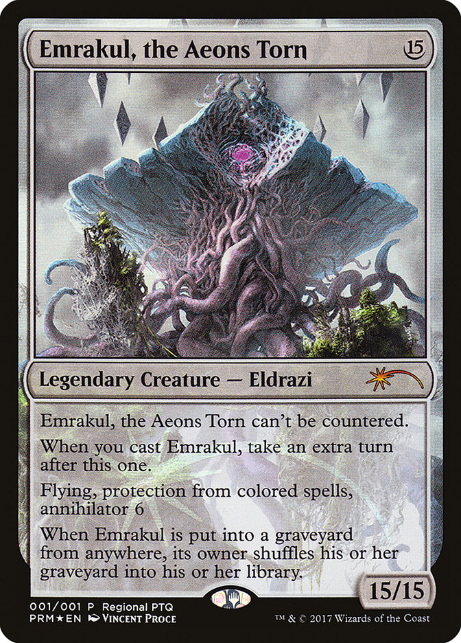 Emrakul, Déchirure des Éons (PTQ régional) [Pro Tour Promos]