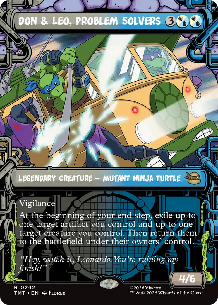 Don & Leo, solveurs de problèmes (Vitrine) [Teenage Mutant Ninja Turtles]