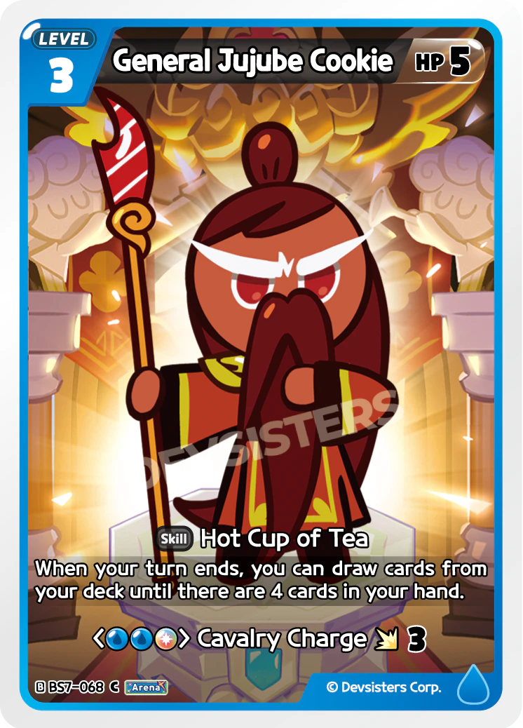 Image for General Jujube Cookie (BS7-068) (BS7) - CookieRun: Braverse TCG