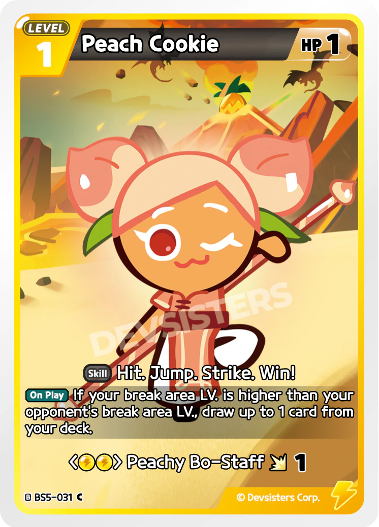 Image for Peach Cookie (BS5-031) (BS5) - CookieRun: Braverse TCG