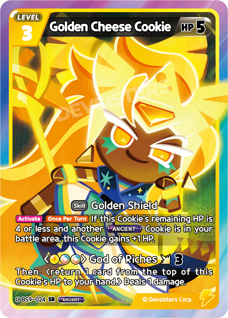 Image for Golden Cheese Cookie (BS9-024) (BS9) - CookieRun: Braverse TCG
